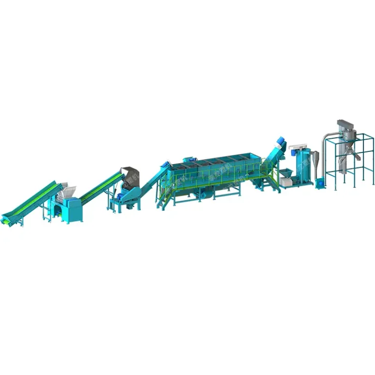 PP plastic recycling line